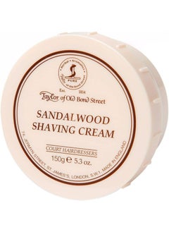 Taylor of Old Bond Street Sandalwood Shaving Cream Bowl - 150Gm  - Image 1