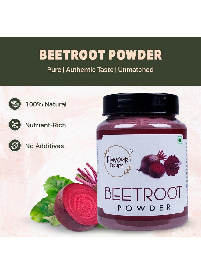 Flavour Drum Beet Root Powder 200g (7oz) | Natural & Pure | No Additives or Preservatives | Ideal for Smoothies, Baking, Soups, Doughs & Health Mixes - Image 2