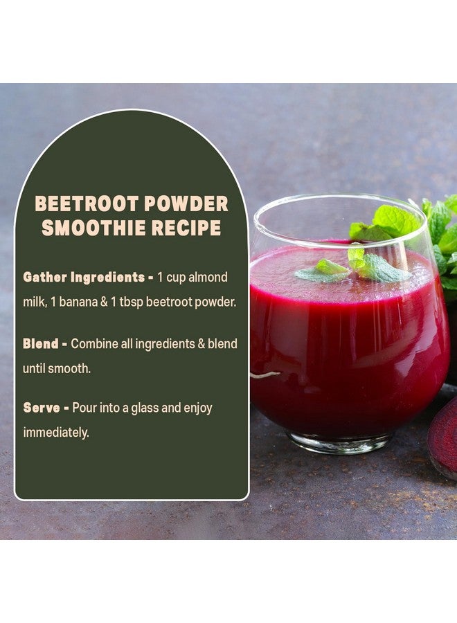 Flavour Drum Beet Root Powder 200g (7oz) | Natural & Pure | No Additives or Preservatives | Ideal for Smoothies, Baking, Soups, Doughs & Health Mixes - Image 5