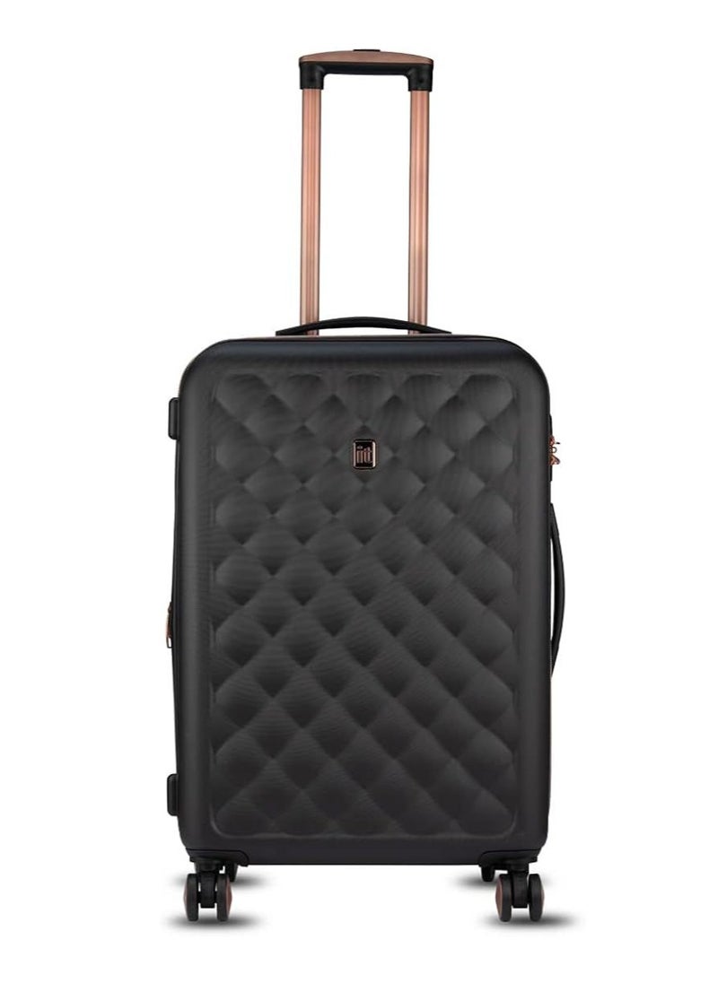 it Luggage it luggage Cushion Lux, Unisex ABS Material Hard Case Luggage, 8x360 degree Spinner Wheels, Expandable Trolley Bag, TSA Type lock, SKU 16-1646A08, Lightweight - Black  - Image 2