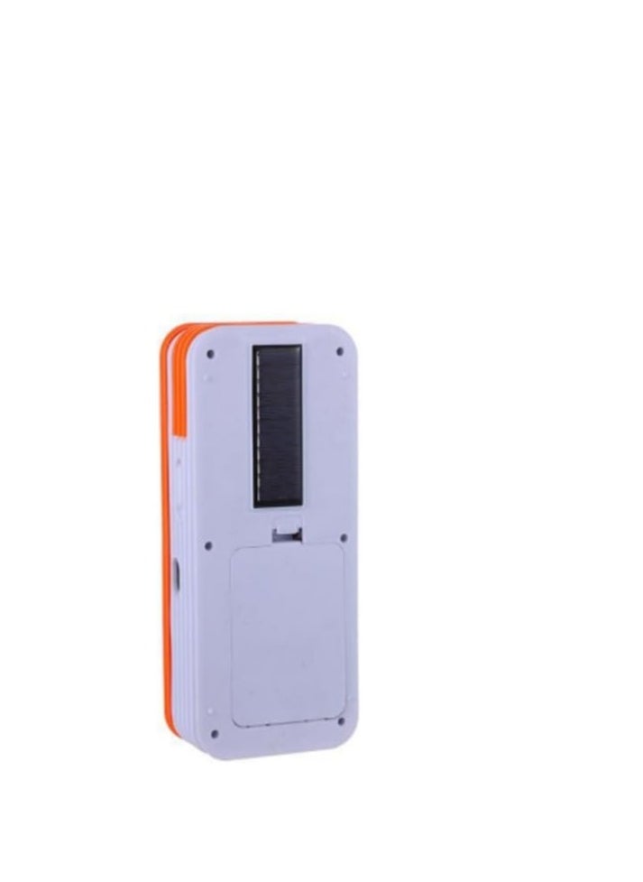 Generic Battery-operated flashlight, model FA-6116, three operating modes, orange color  - Image 3