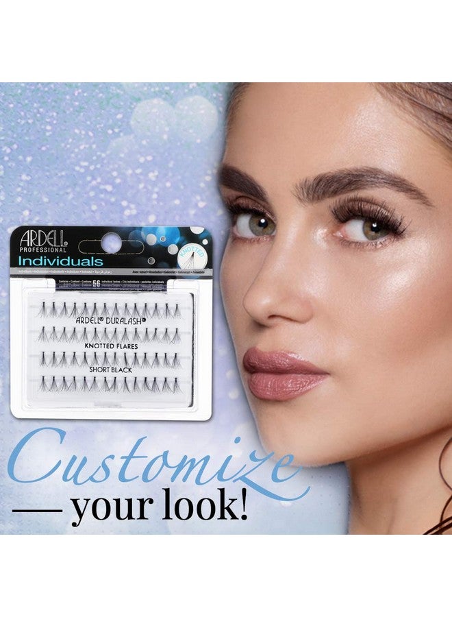 Ardell DIY Lash Clusters Individual Lashes - Short Black, Cluster Eyelash Extensions, Eyelash Clusters, Lash Extension for a Natural, Customizable Look, 4 Pack - Image 2