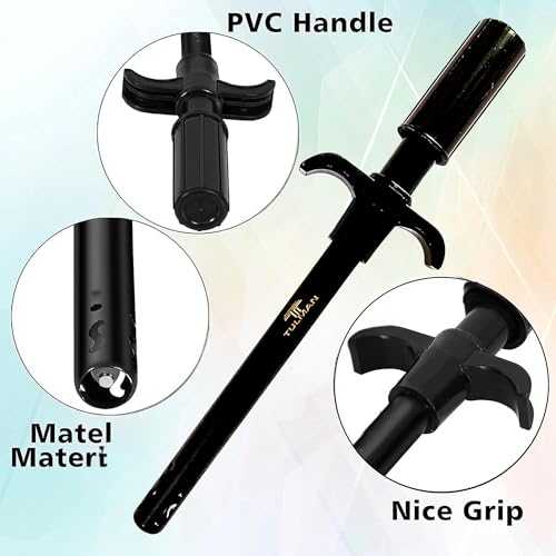 TULMAN 1 Pack Easy Grip Metal Gas Lighter for Kitchen, Long Handle Regular Gas Stove Lighter for Home & Restaurant Use – Black - Image 3