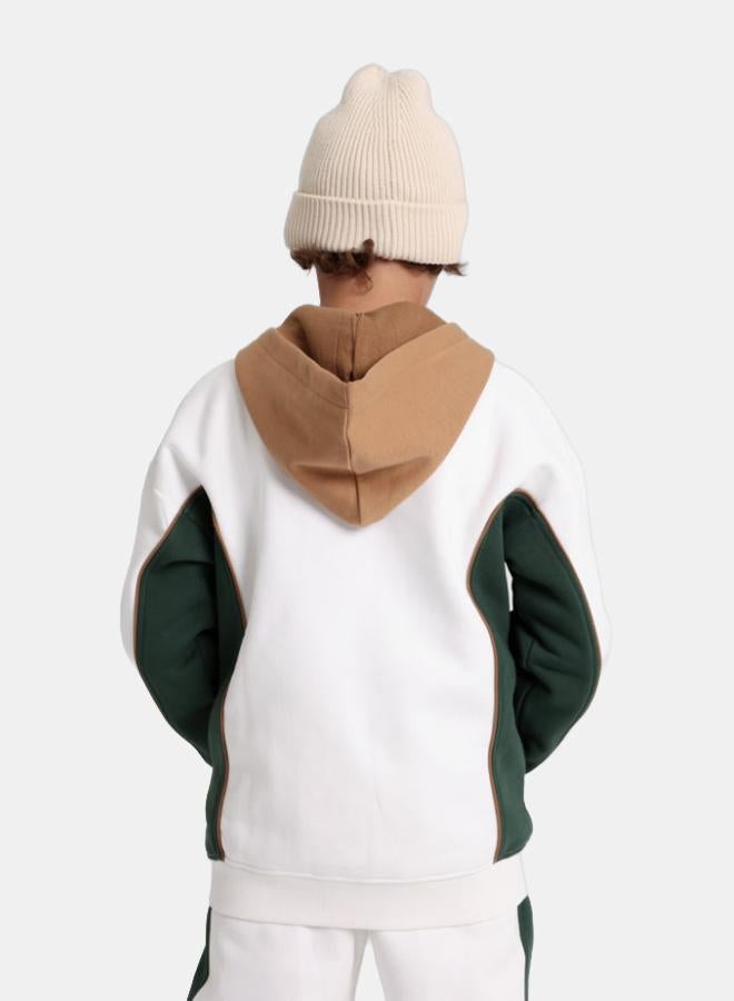 playmore Unisex Cozy Blend Ice Cap – Beige with Happy Smiley - Image 2