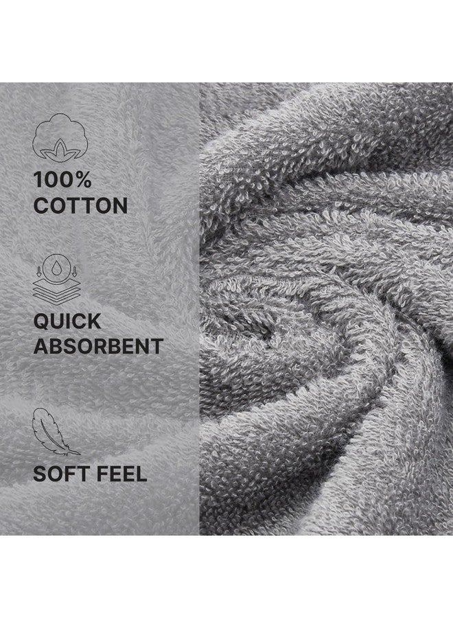 Welspun 100% Cotton Quick Dry Bath Towel | High Absorbency Super Soft, Fast Drying Towels for Bath | 380 GSM Large Size 1 Piece Bath Towel for Men and Women | Sized 70cm X 150cm Grey - Image 2