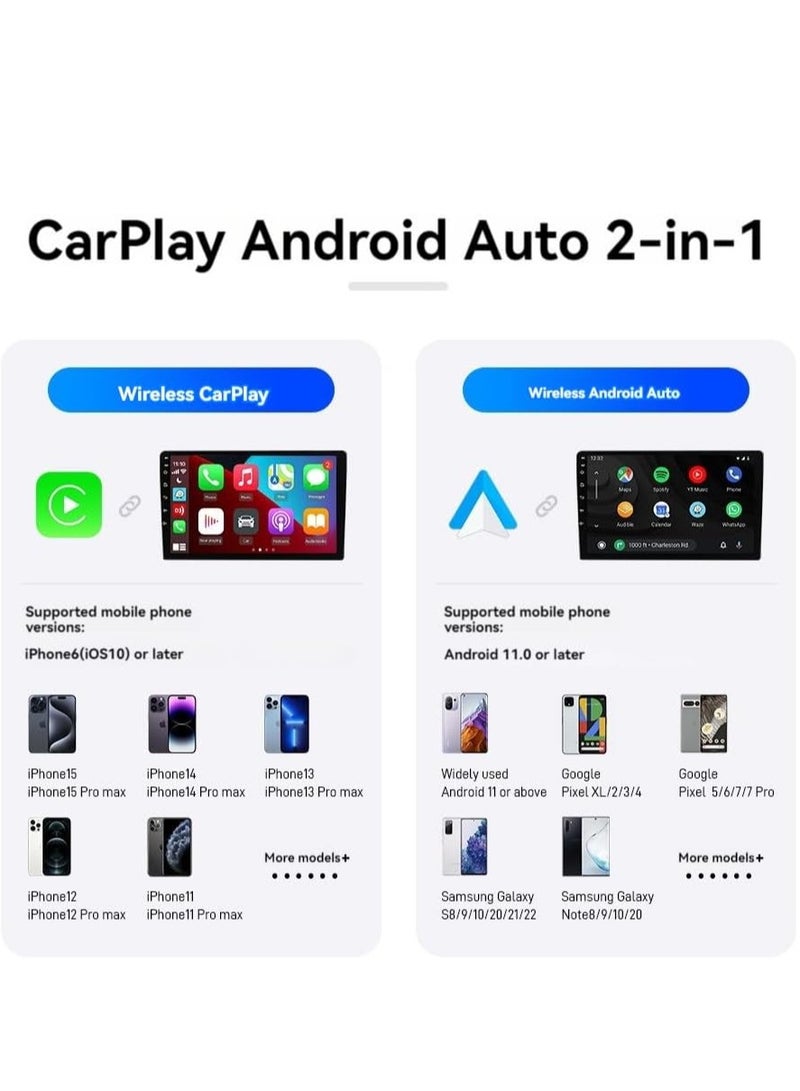 Wireless Carplay Adapter Converts Wired to Carplay Dongle for Wireless Control Plug - Image 2