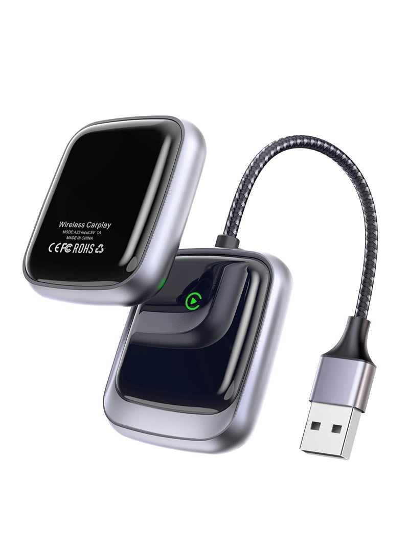 Wireless Carplay Adapter Converts Wired to Carplay Dongle for Wireless Control Plug - Image 1