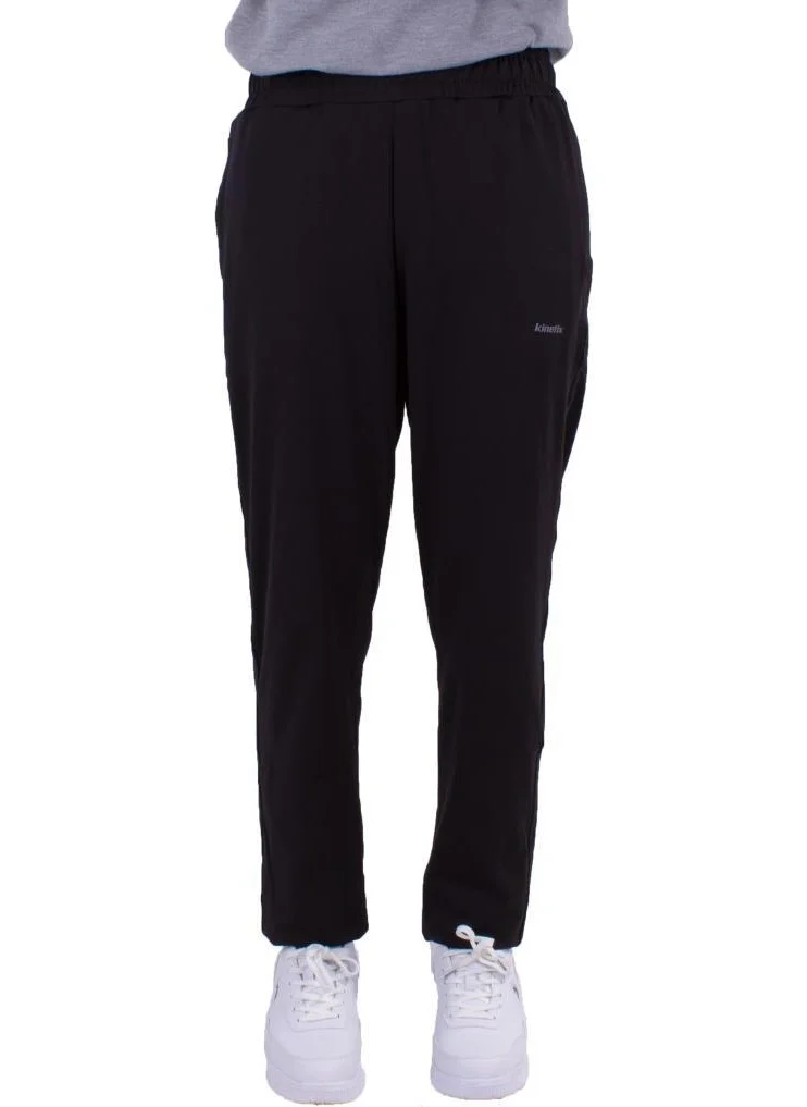 كينيتيكس SN537 Basic Pes Track Black Polyester Casual Women's Bottom Tracksuit