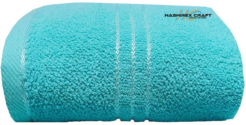 HASHIREX CRAFT Big Men Bath Towel for Man 100 Pure Cotton Towels Size 36 x 72 inch 3x6 feet 1 Sky Blue