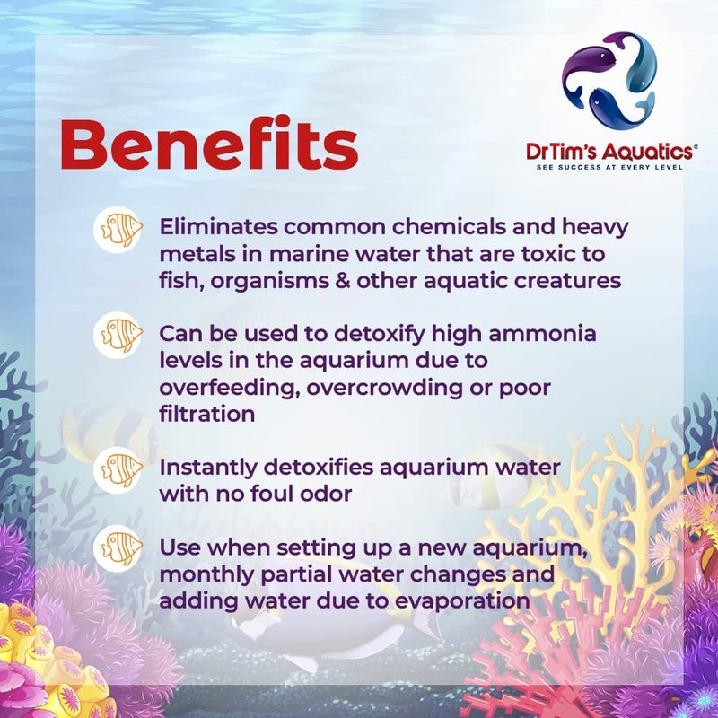 DrTim's Aquatics دكتور تيمز أكواتيكس ريف أكواكلينس 4 أونصة سائلة - Image 3