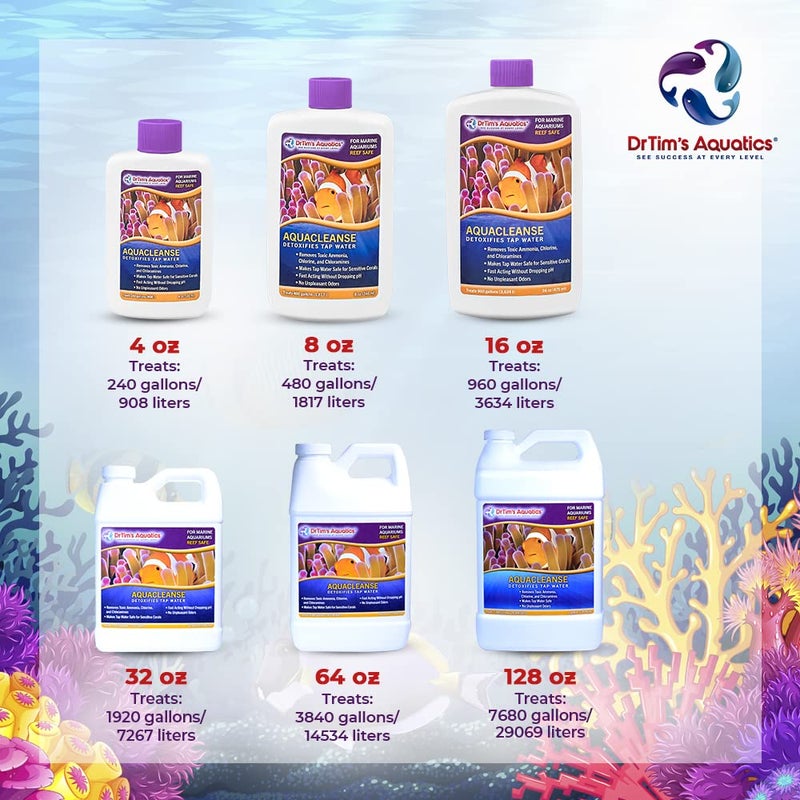 DrTim's Aquatics دكتور تيمز أكواتيكس ريف أكواكلينس 4 أونصة سائلة - Image 5