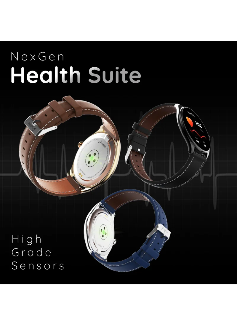 Pebble Royale Legend 1.43" AMOLED Display, Slimmest Design, Bluetooth Calling, Premium Built, Always On Display, Multi Sports Mode, Health Suite, Smart Calculator