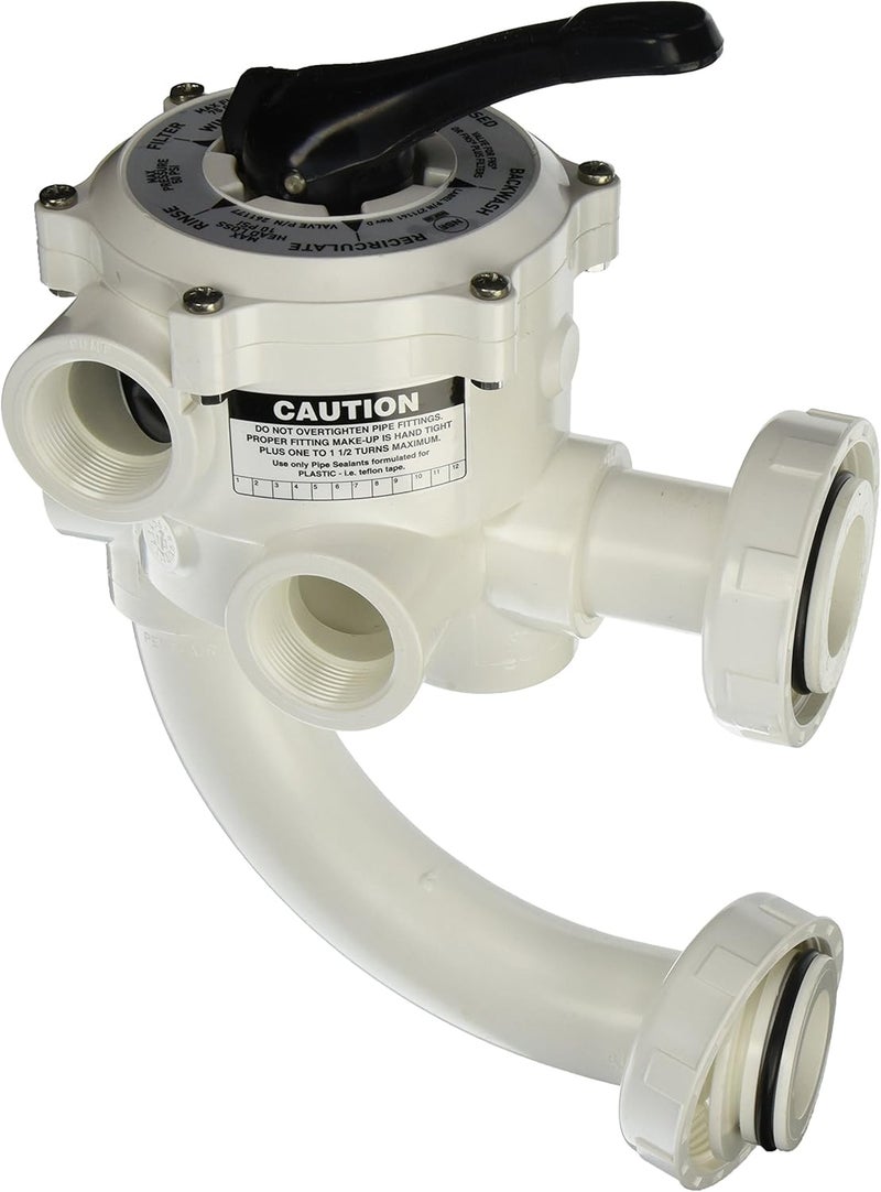 Pentair Pentair 261177 112Inch Threaded Multiport Valve Replacement Pool and Spa DE Filter 