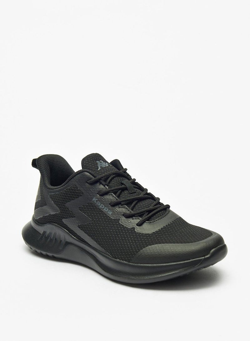 Kappa Mens Textured Lace Up Low Ankle Sneakers - Image 3