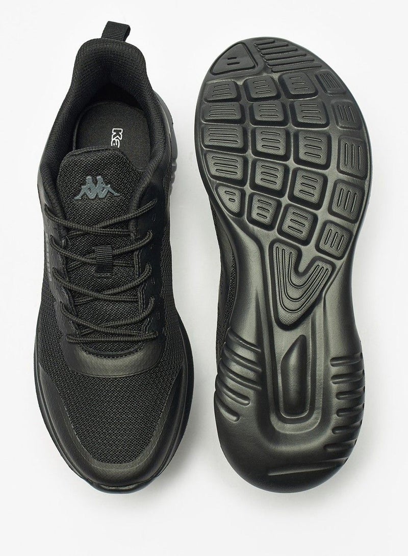 Kappa Mens Textured Lace Up Low Ankle Sneakers - Image 4