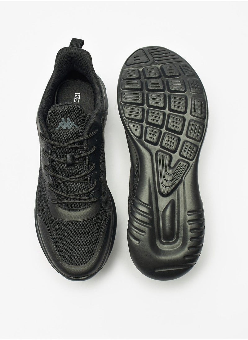 Kappa Mens Textured Lace Up Low Ankle Sneakers  - Image 4