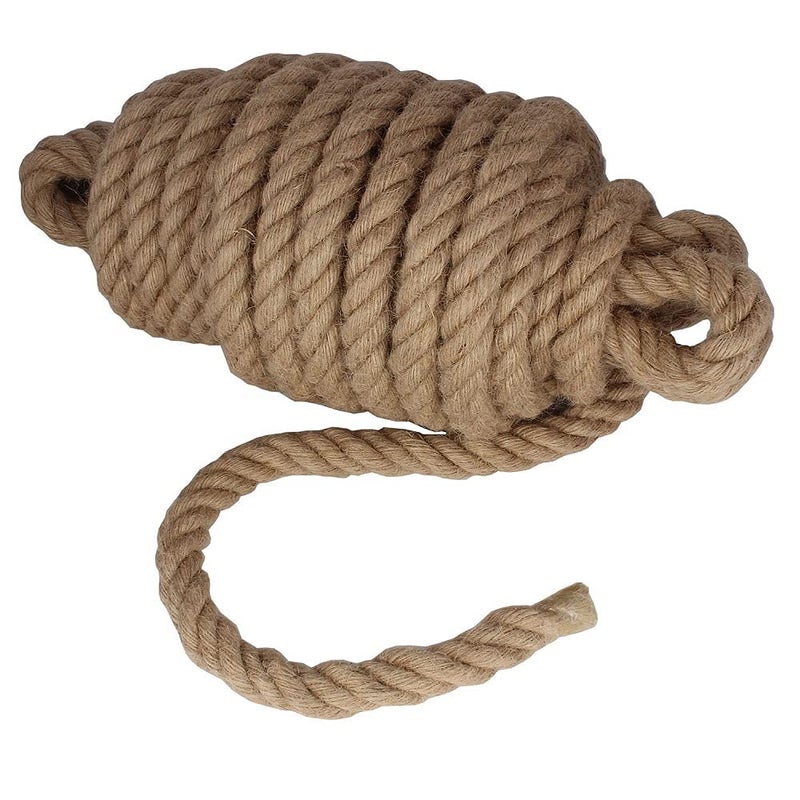 LUCRE Jute Rope 10 Meters 33 Feet Natural Brown Jute Rope Model No Craft_427 - Image 1