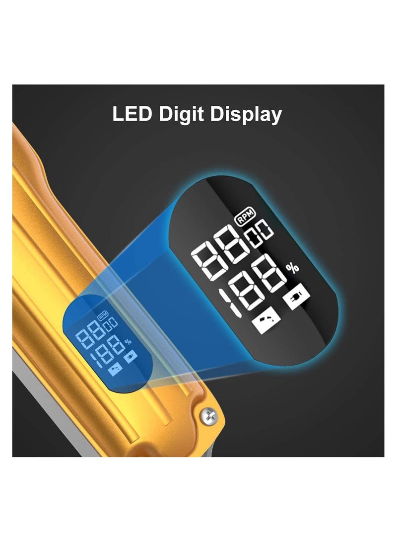 سوركر مجموعة ماكينة حلاقة شعر الرجال المهنية، ماكينة قص الشعر للرجال، ماكينة قص لحى، قابلة للشحن بدون سلك، مجموعة العناية بالشعر، شاشة LED، قابلة للشحن عبر USB - Image 5