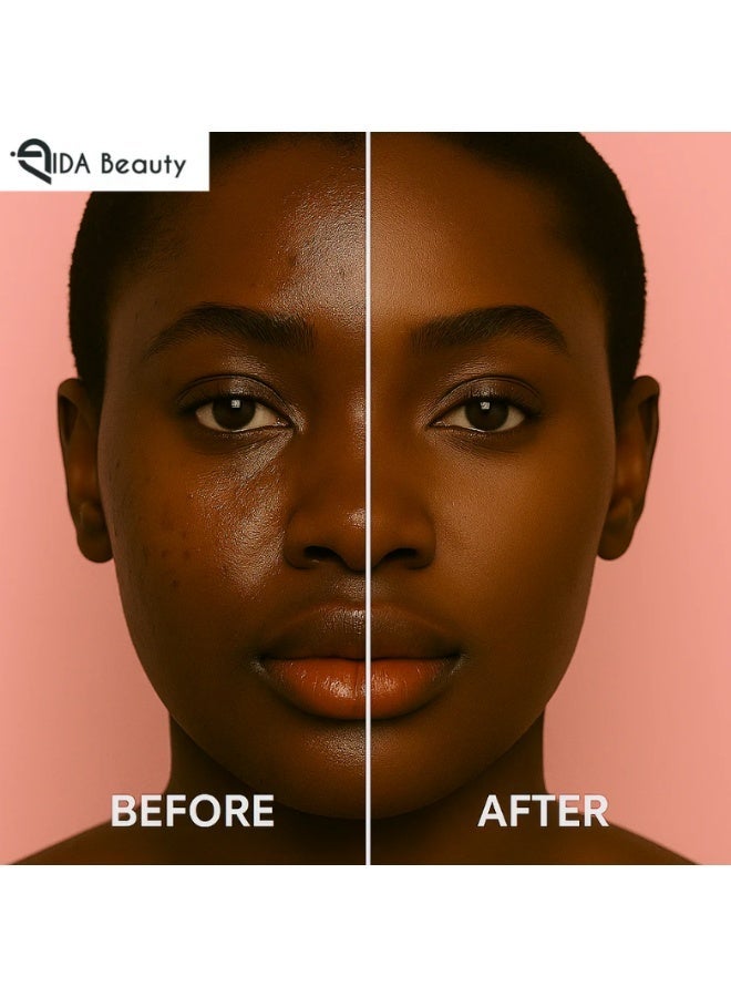 IDA Beauty Glam It! Perfect Full Coverage Matte Powder Pressed Foundation | 2-in-1 Setting & Foundation | Matte Finish, Long-Lasting, Lightweight | Vegan, Halal, Cruelty-Free (ZAM 06) - Image 2