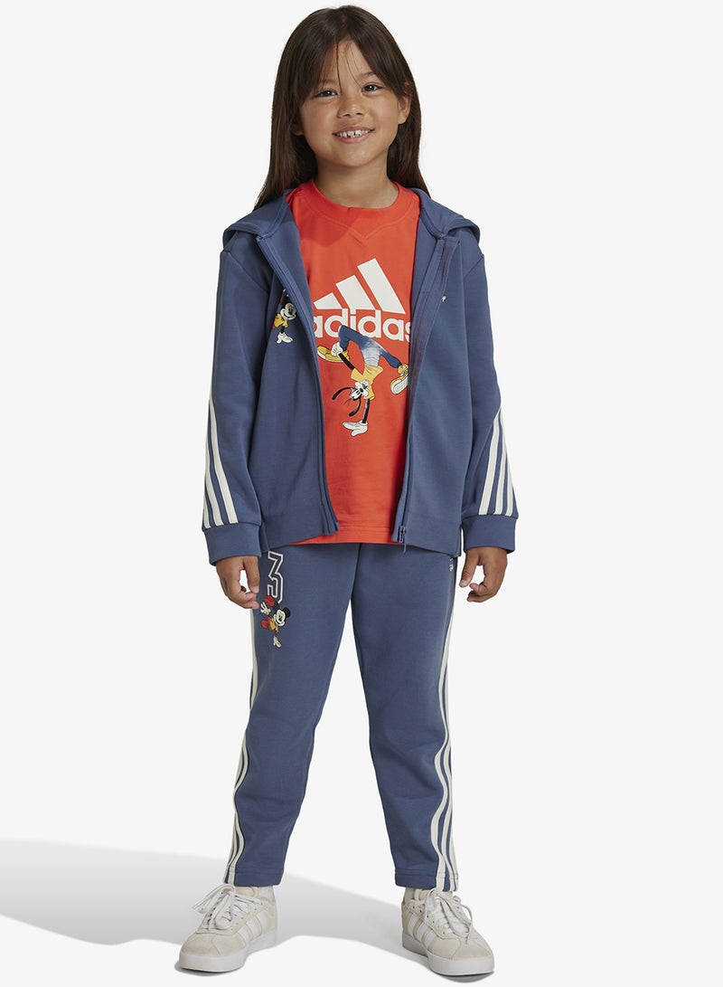 adidas بنطلون رياضي للأطفال بتصميم ميكي ماوس من ديزني - Image 3