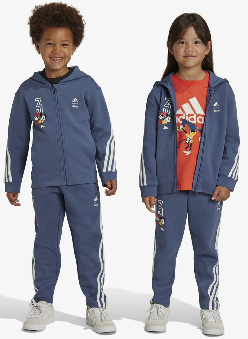adidas بنطلون رياضي للأطفال بتصميم ميكي ماوس من ديزني