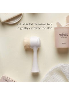 NOONI Nooni Pore Cleansing Tool - Manual Dual Brush | Facial Massager and Exfoliator, Soft Bristle & Silicone Brush, 1 Count  - Image 5