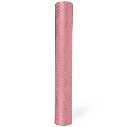 KAYJEN Ethylene Vinyl Acetate Food Grade EVA Anti Slip Washable Matsheet For Fridge, Kitchen, Drawer, Shelf Liner, Table (Peach Crossed Stripe, 45 Cm X 1.5Meter) - Image 3