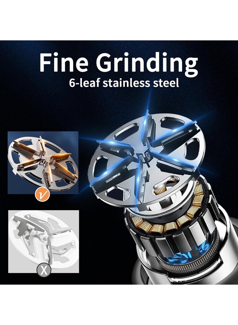 ARNOTEC ماكينة حلاقة الوبر الكهربائية، قاطعة الوبر القابلة لإعادة الشحن، ماكينة حلاقة الوبر القابلة لإعادة الشحن عبر USB، مزيل الوبر مع 6 شفرات من الفولاذ المقاوم للصدأ، إزالة الوبر بسهولة - Image 5