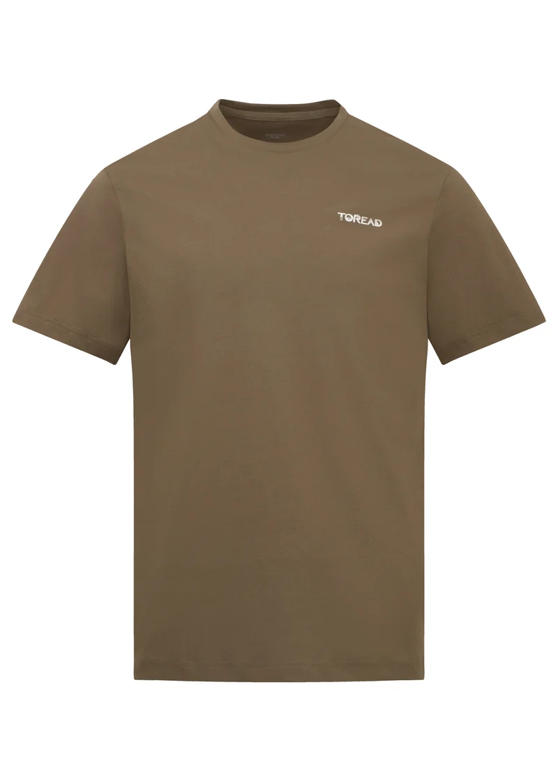 TOREAD Men's Short Sleeve T-Shirt - Breathable Cotton Quick-Dry Sports Style