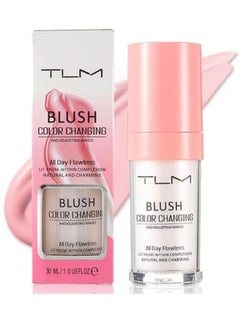 TLM TLM Colour Changing Foundation for Different Skin Tone，TLM Concealer Cover Cream，BB Cream Makeup Moisturizing Fluid ， All Day Flawless Color Changing Blush, Temperature Changing Liquid Blush ﻿  - Image 1