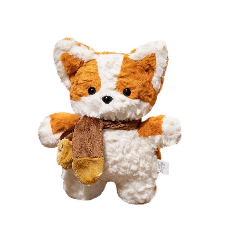 Cute Scarf Puppy Plush Toy Corgi Stuffed Animal Doll - Image 5