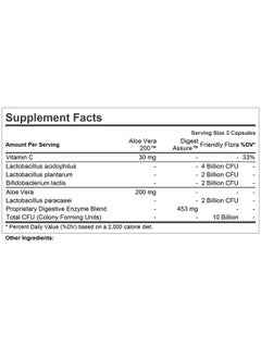 Andrew Lessman ANDREW LESSMAN Complete Digestion Kit - 540 Capsules - 3-Product Bundle: 180 Capsules Each of Digest Assure, Aloe Vera-200 and Friendly Flora Probiotic, for Targeted Support to The Digestive System  - Image 2