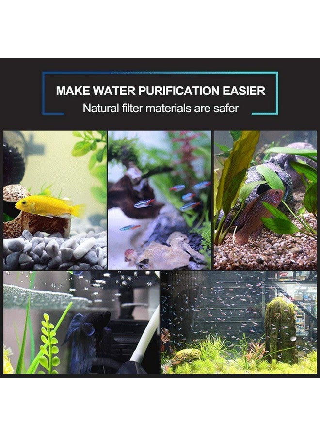 DESPACITO Aquarium Filter Media, Ceramic Rings, Activated Carbon, Bio Balls (500G With Sponge)  - Image 3