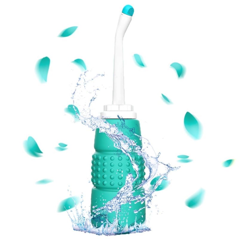 MGNLR MGNLR Portable Bidet Travel Spray for Toilet Empty Bottle Antislip Strong Spray Personal Hygiene Baby Wash Childbirth Cleaner Pregnant Women Cleansing with Douche Nozzle for Intimate  - Image 1