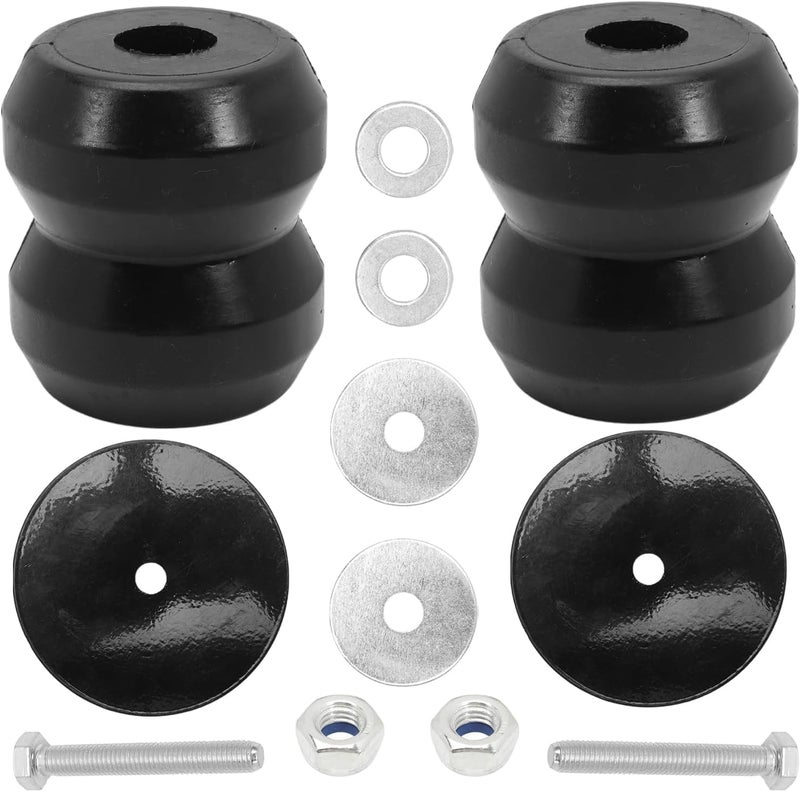 Taesayl Gmrck15s Suspension Rear Helper Springs Kit Compatible with Silverado 1500 Sierra 1500 Truck 1999-2021 - Image 1