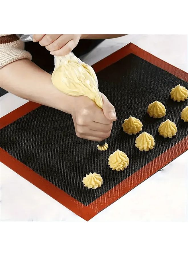 2pcs Silicone Baking Mats with Ventilation Holes Non Stick Oven Liners Easy Clean - Image 3