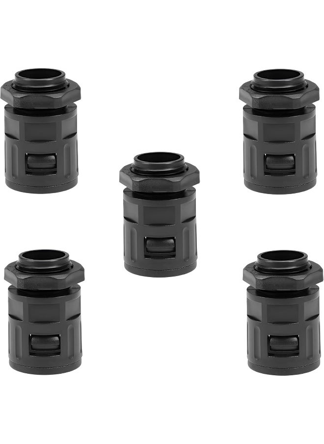 Biella Biella 5PCS PVC Conduit Flexible Adaptor (Clip Type) â€“ 20mm Cable Gland Connector for Corrugated Tubing, Quick-Install Electrical Fittings for Panels & Enclosures  - Image 1
