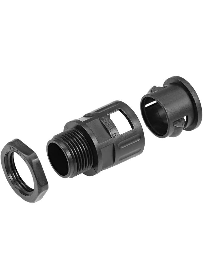 Biella Biella 5PCS PVC Conduit Flexible Adaptor (Clip Type) â€“ 20mm Cable Gland Connector for Corrugated Tubing, Quick-Install Electrical Fittings for Panels & Enclosures  - Image 5