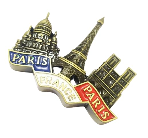 BRIKSHI Metal Paris France Fridge Magnet Best Souvenir Gift 100 Made in India Paris France507