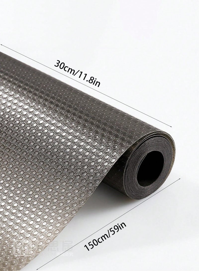 1 Roll Non-Slip Kitchen Cabinet Liner – Waterproof, Moisture-Proof, and Dust-Proof Shelf and Drawer Mat – Cut-to-Fit Pad for Kitchen Cabinets, Refrigerators, Bathrooms, and Dresser Drawers – Ideal for Organizing, Protecting Surfaces, and Maintaining Cleanliness – Durable, Washable, and Easy to Clean  - Image 4