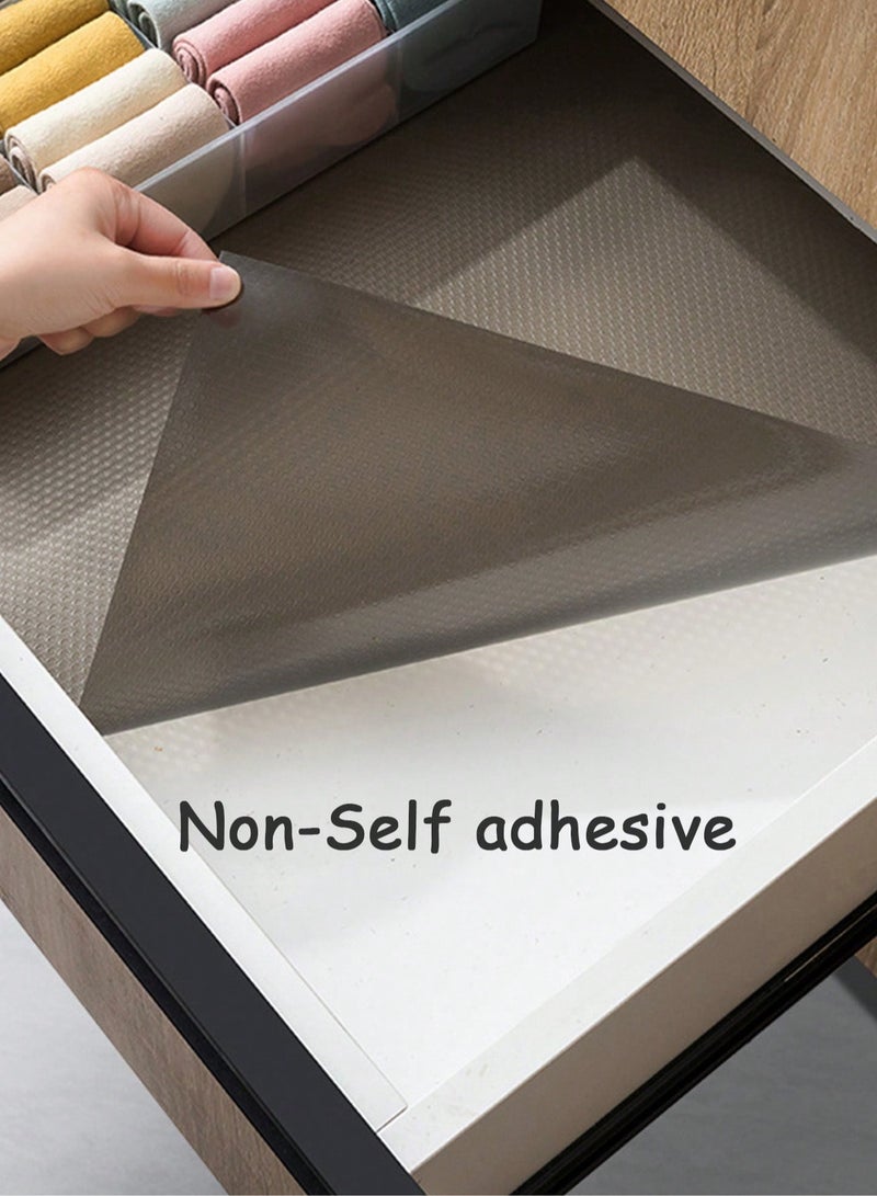 1 Roll Non-Slip Kitchen Cabinet Liner – Waterproof, Moisture-Proof, and Dust-Proof Shelf and Drawer Mat – Cut-to-Fit Pad for Kitchen Cabinets, Refrigerators, Bathrooms, and Dresser Drawers – Ideal for Organizing, Protecting Surfaces, and Maintaining Cleanliness – Durable, Washable, and Easy to Clean  - Image 3