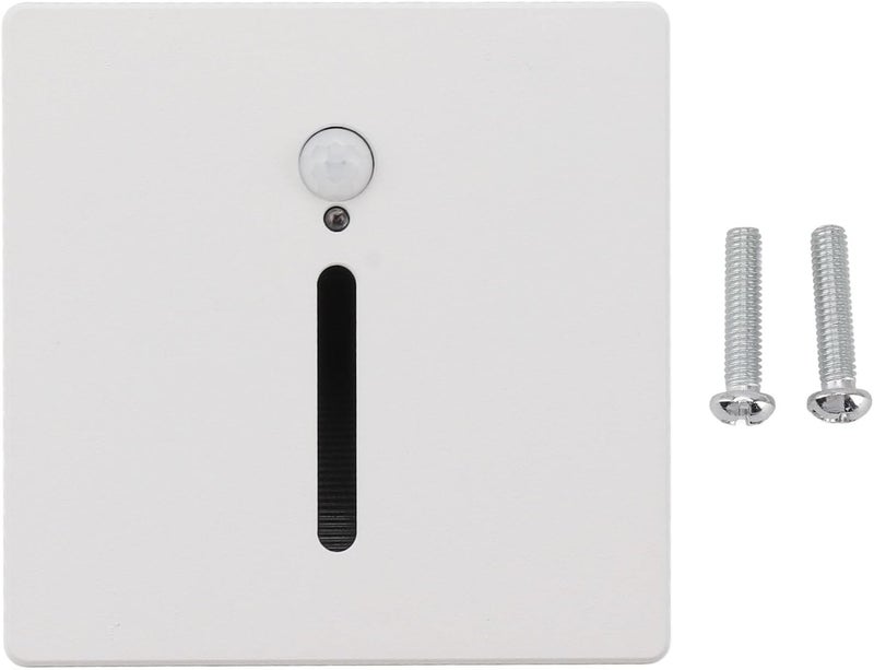 LED Recessed Step Light Fixture, 3W LED Step Light, Dusk to Dawn Outdoor Tread Lighting, with Motion Sensor, for Indoor Closet Bedroom Hallway Stairway Garage Basement Corridor - Image 1