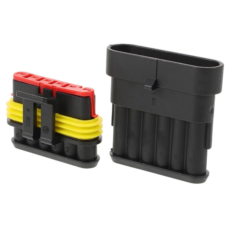 Assorted Color Electrical Connector Kit Male Female Plug Set Easy to Install Durable - Image 2