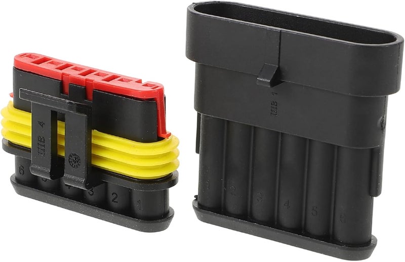 Assorted Color Electrical Connector Kit Male Female Plug Set Easy to Install Durable - Image 1