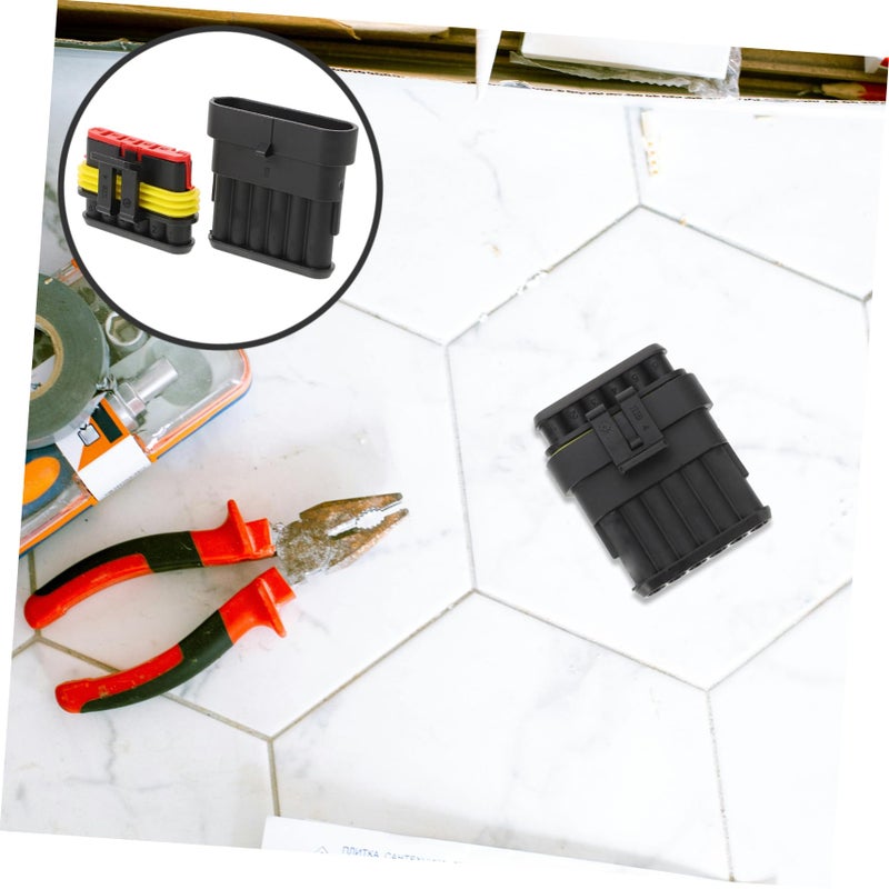 Assorted Color Electrical Connector Kit Male Female Plug Set Easy to Install Durable - Image 5