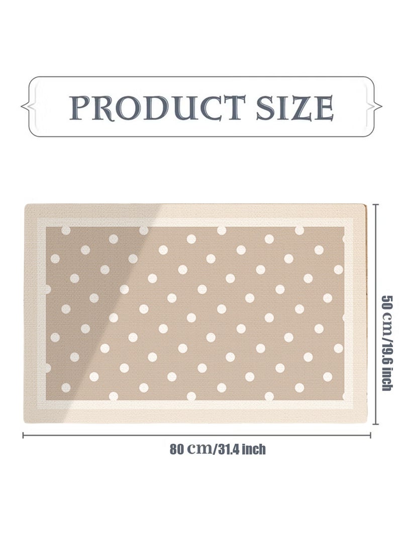 Bathroom Floor Mat, Non-Slip Absorbent Bath Rug for Bathroom, Shower, Toilet – Waterproof  Quick Dry Anti-Fouling Mat, Easy to Clean, Durable  Formaldehyde-Free Material, Soft Comfortable Carpet for - Image 2