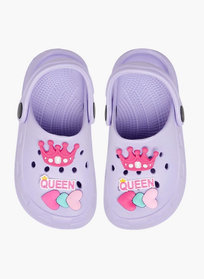 Flora Bella By Shoexpress Heart Accent Clogs with Backstrap - Image 3