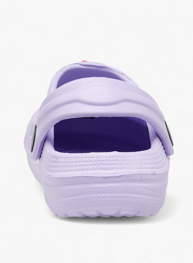 Flora Bella By Shoexpress Heart Accent Clogs with Backstrap - Image 5