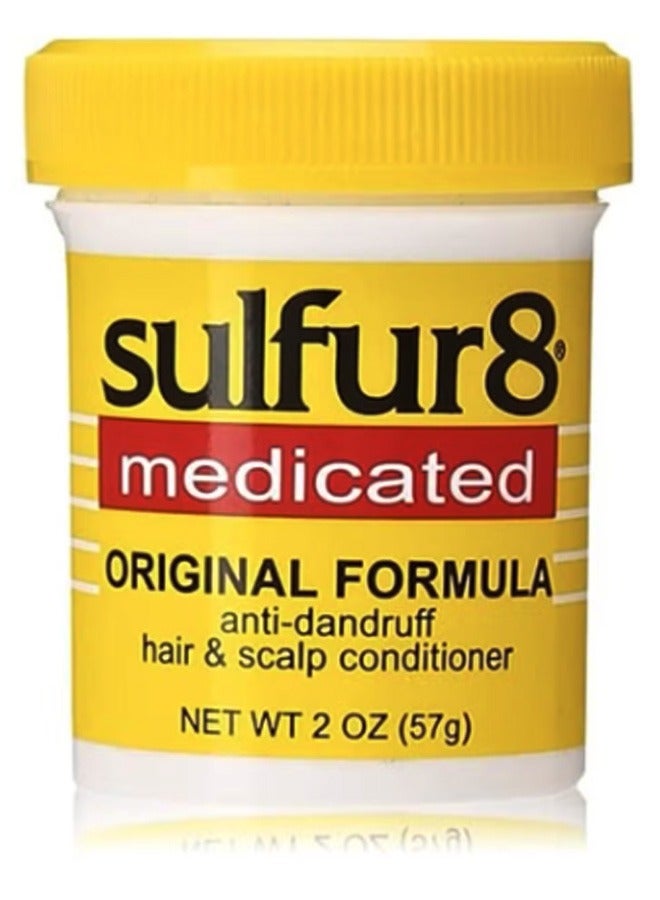Sulfur 8 Medicated Regular Formula Anti-Dandruff Hair and Scalp Conditioner 57 g