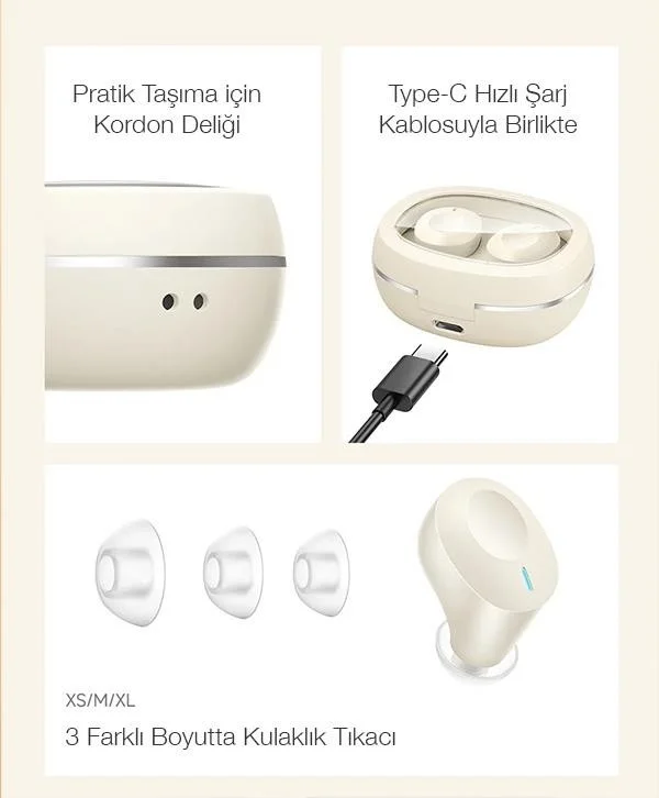 بولهاموبيل Polham BT5.3V 300MAH Charging Earbud Designed Bluetooth Headset, Hifi Supported Headset with Microphone